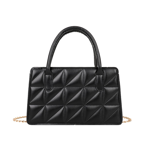 Triangle Stitch Bag - Black