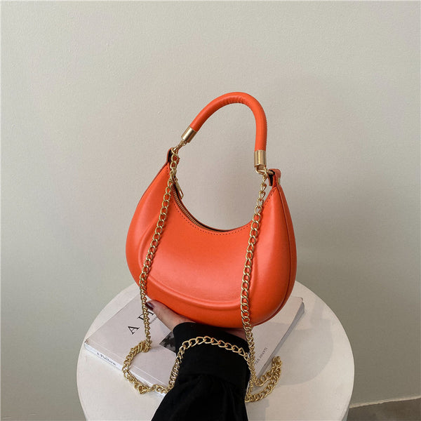 Minimalist Saddle Bag - Orange