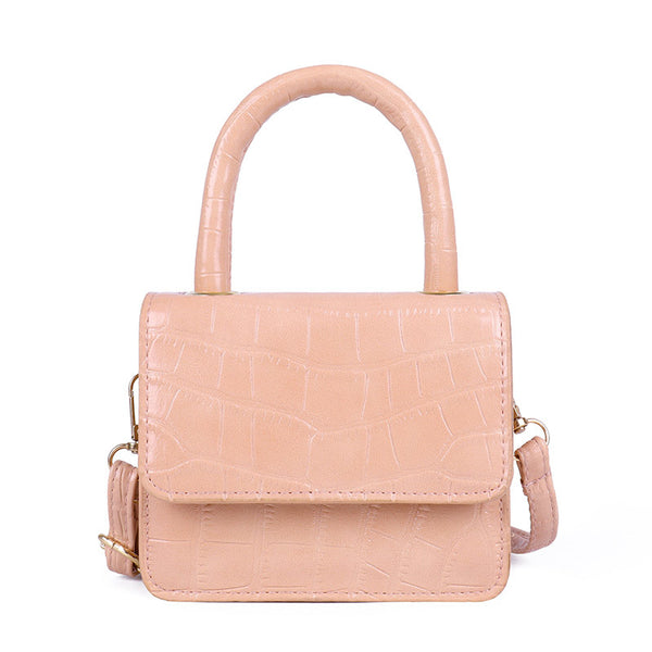 Mini Crocodile Grain Bag - Pink