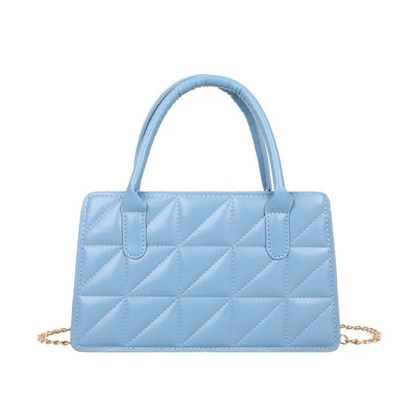 Triangle Stitch Bag - Blue