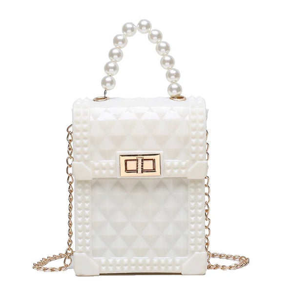 Crossbody Phone Purse - White