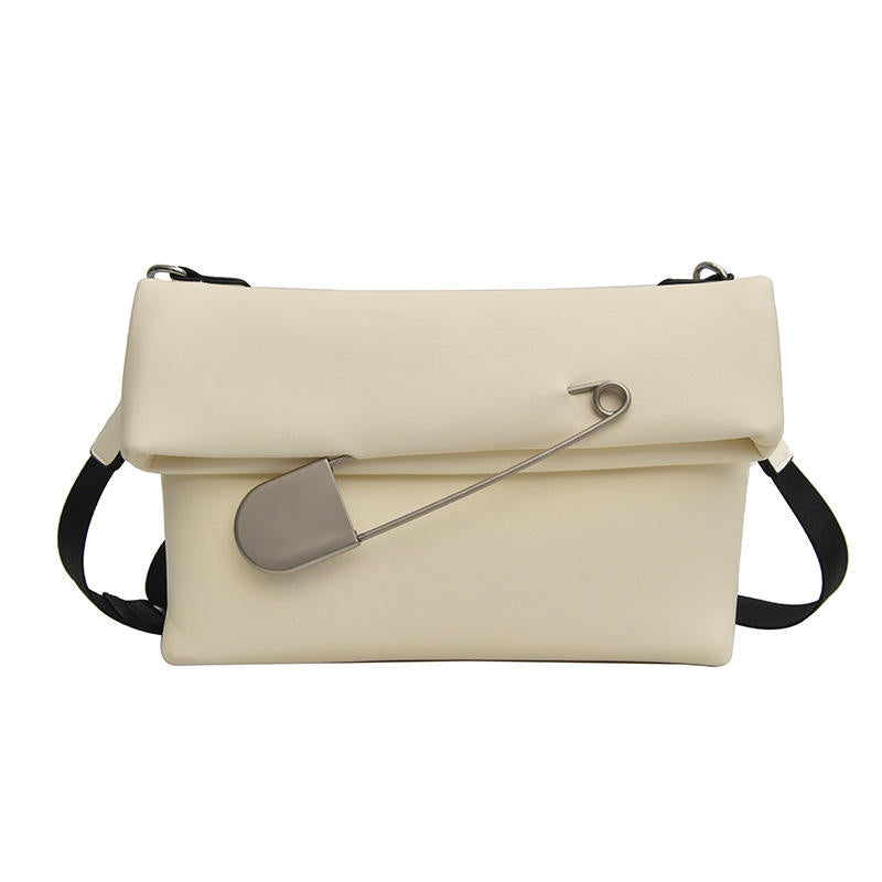 Pin Crossbody Bag - Cream