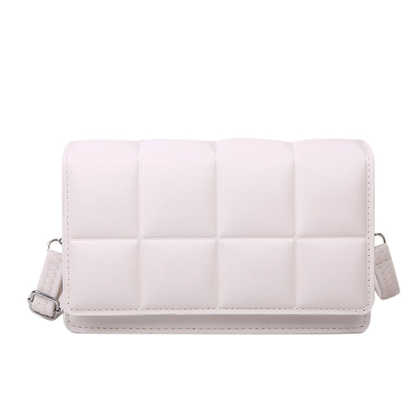 Crossbody Pillow Bag - White