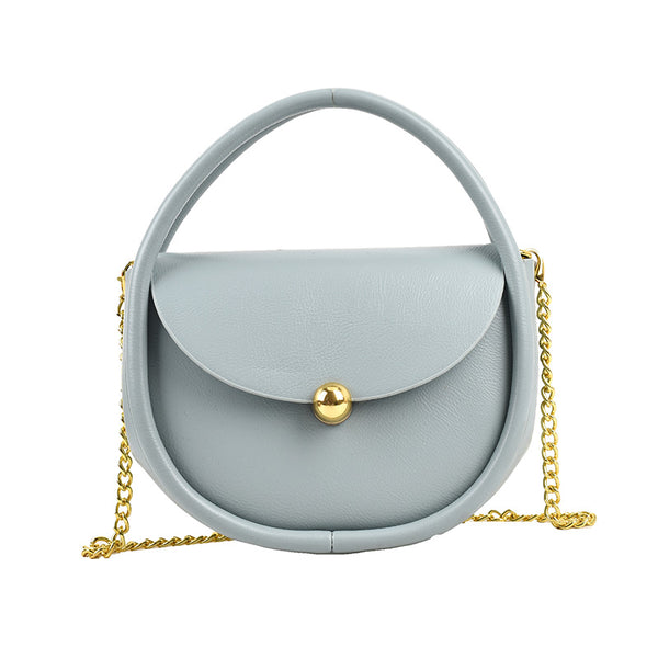 Round Crossbody Bag - Blue